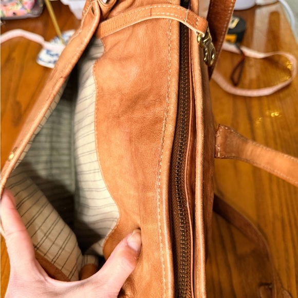 Frye Tan Leather Crossbody Bag - Picture 9 of 12